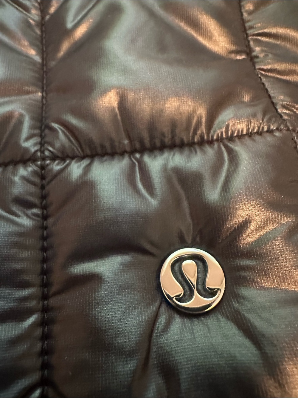 lululemon🍋 Quilted Grid “Wunder Puff” Mini Tote Black NWT - Picture 10 of 12